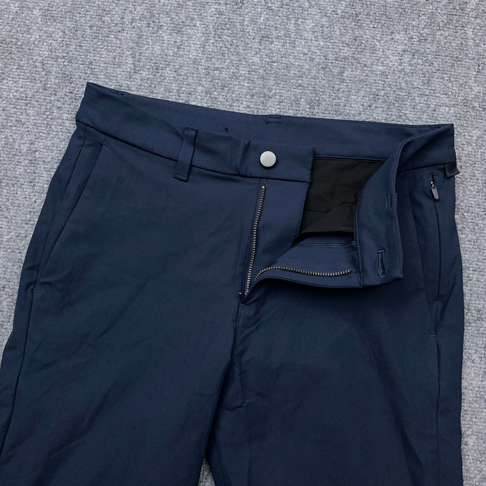 lululemon Commission Slim-Fit Pant Men's 30x31 True Navy Warpstreme Chino Golf - Picture 2 of 8